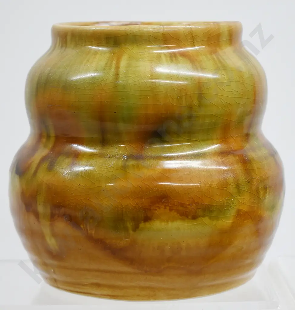 CROWN LYNN GLAZED VASES Image 1++
