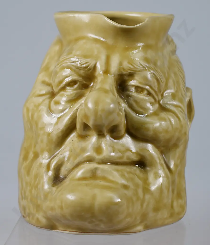 ROB MULDOON CHARACTER JUG, NZ STUDIO POTTERY Image 1++