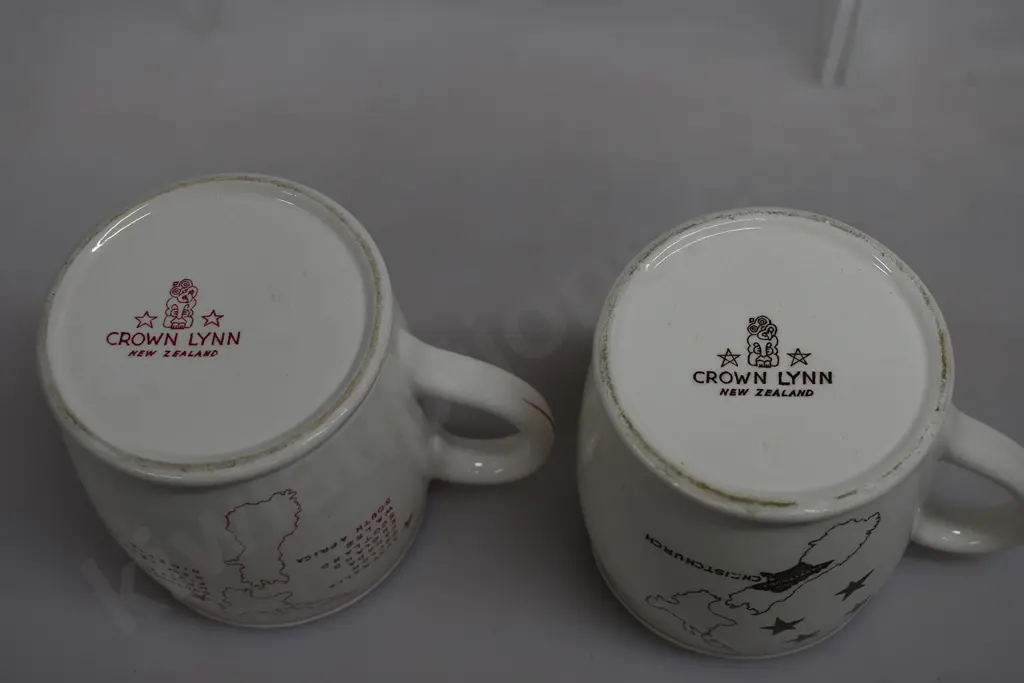 CROWN LYNN CANTERBURY CENTENNIAL & EMPIRE GAMES MUGS Image 1++