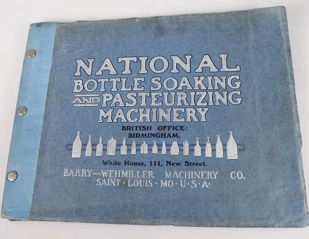 NATIONAL BOTTLE SOAKING AND PASTEURIZING MACHINERY CATALOGUE Image 1++