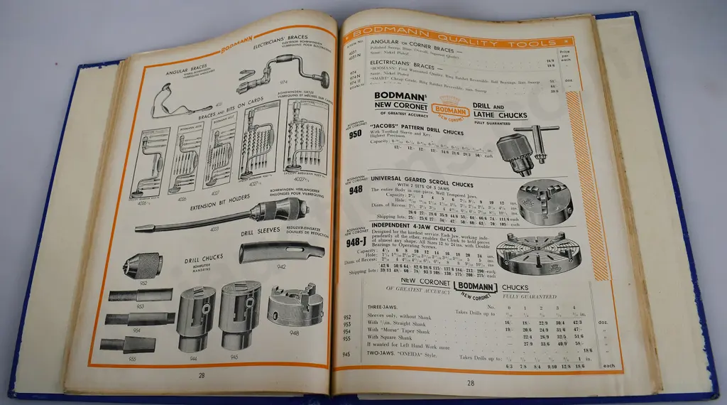 BODMANN QUALITY TOOLS REFERENCE CATALOGUE BOOK Image 1++