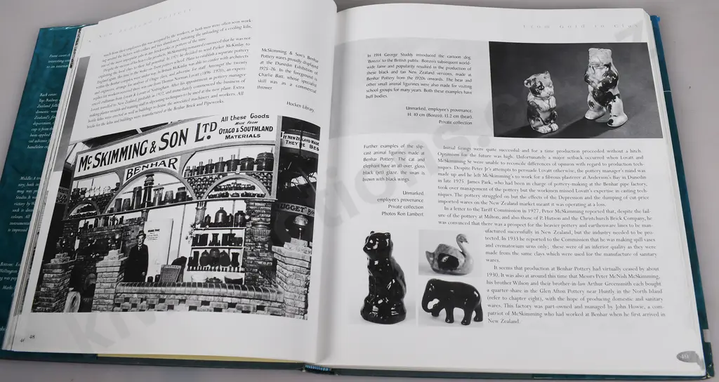 NEW ZEALAND POTTERY COMMERCIAL AND COLLECTABLE GAIL HENRY BOOK Image 1++