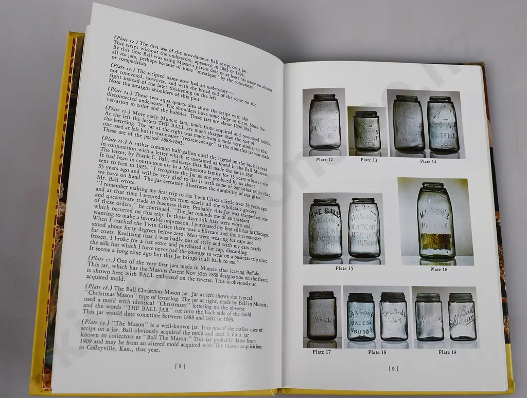 A COLLECTORS GUIDE TO BALL JARS, WILLIAM BRANTLEY Image 1++
