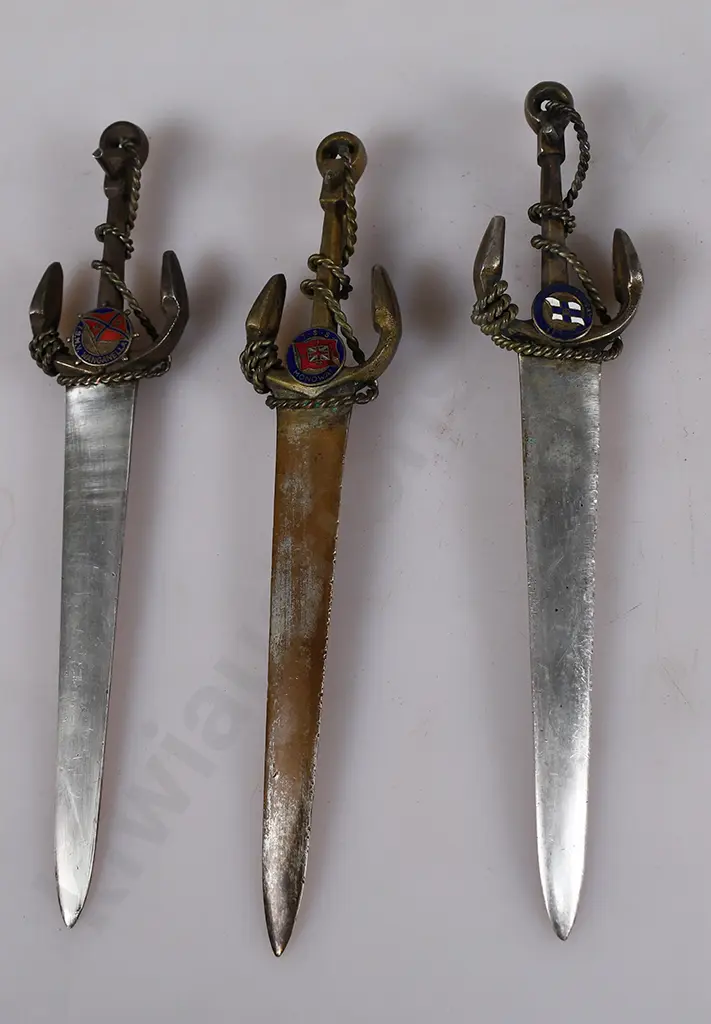 SHIIPPING THEMED LETTER OPENERS, WANHANELLA, MONOWAI, ORONSAY Image 1++