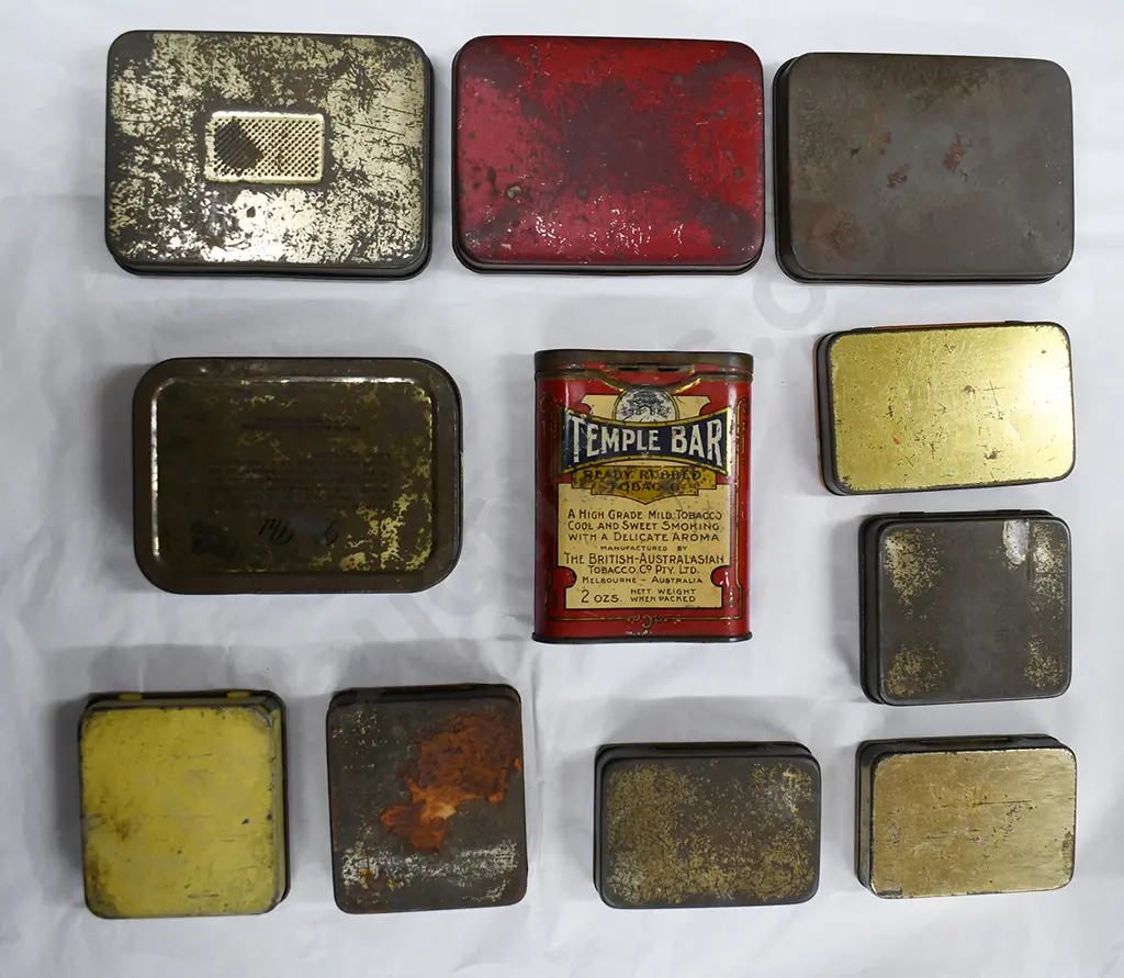 ASSORTED TOBACCO TINS Image 1++