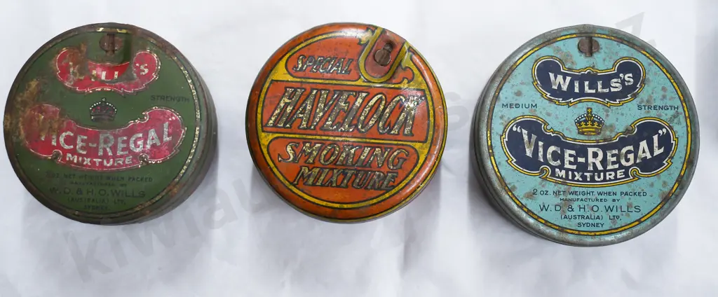 ASSORTED TOBACCO TINS Image 1++