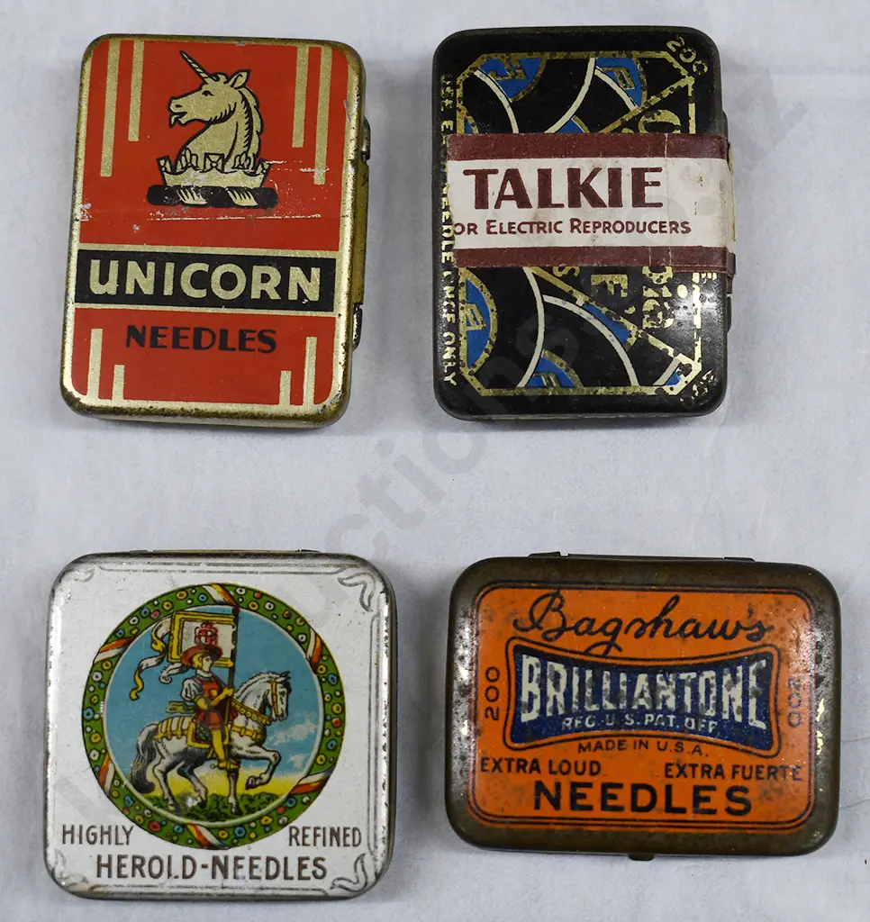 GRAMOPHONE NEEDLE TINS X 10 Image 1++