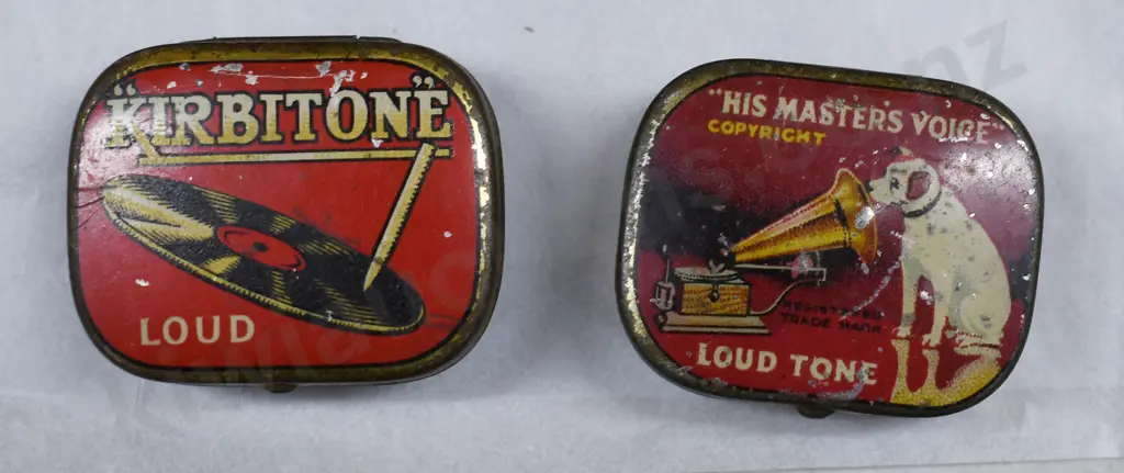 GRAMOPHONE NEEDLE TINS X 10 Image 1++