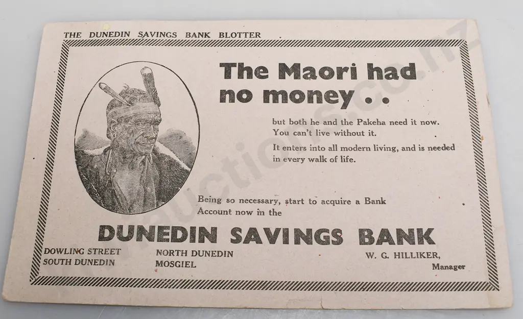 DUNEDIN SAVINGS BANK BLOTTERS Image 1++