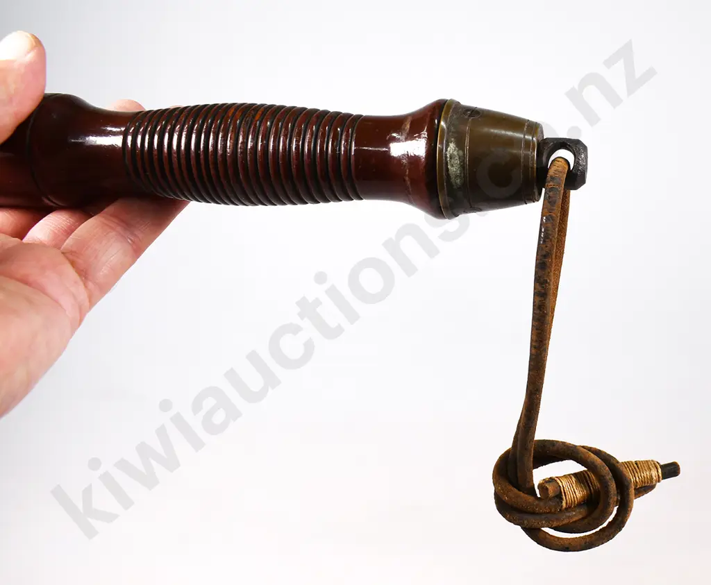 VICTORIAN PAINTED POLICE TRUNCHEON Image 1++