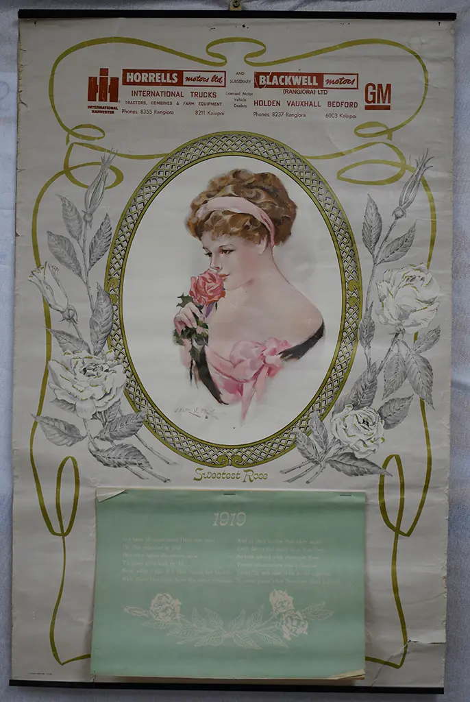 1919 ADVERTISING CALENDARS, TIMARU & RANGIORA Image 1++