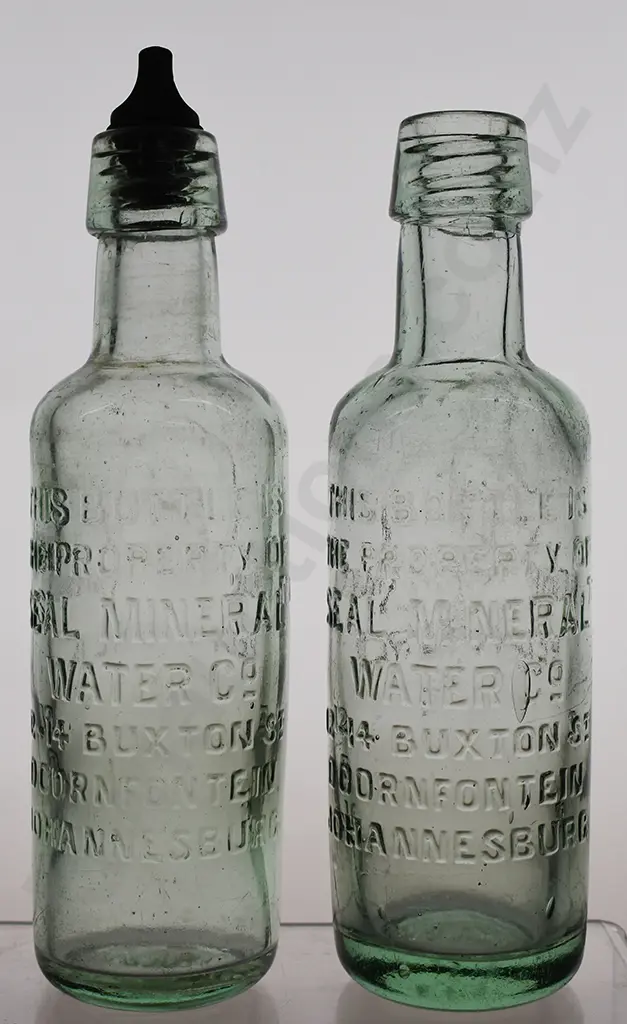 SOUTH AFRICAN AERATED WATER BOTTLES Image 1++