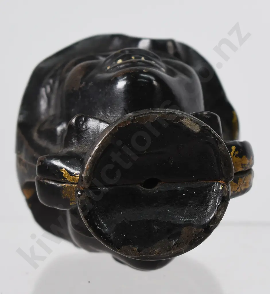 JONNY GRIFFIN CAST IRON 2 FACE STILL MONEY BANK Image 1++