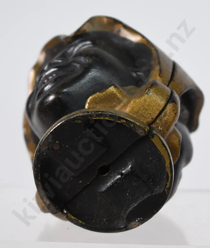 JONNY GRIFFIN CAST IRON 2 FACE STILL MONEY BANK Image 1++