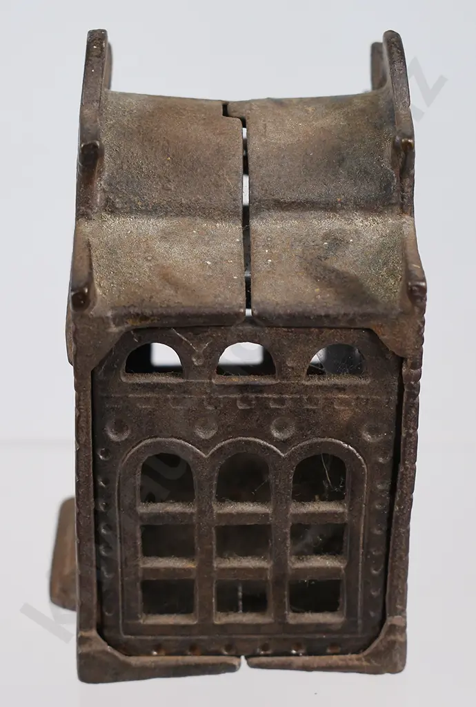 CAST IRON CITY BANK MONEY BANK Image 1++