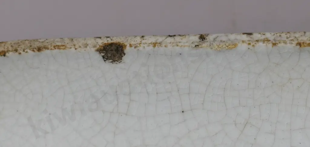 PRATTWARE POT LID TREFOIL SHAPED, WAR Image 1++