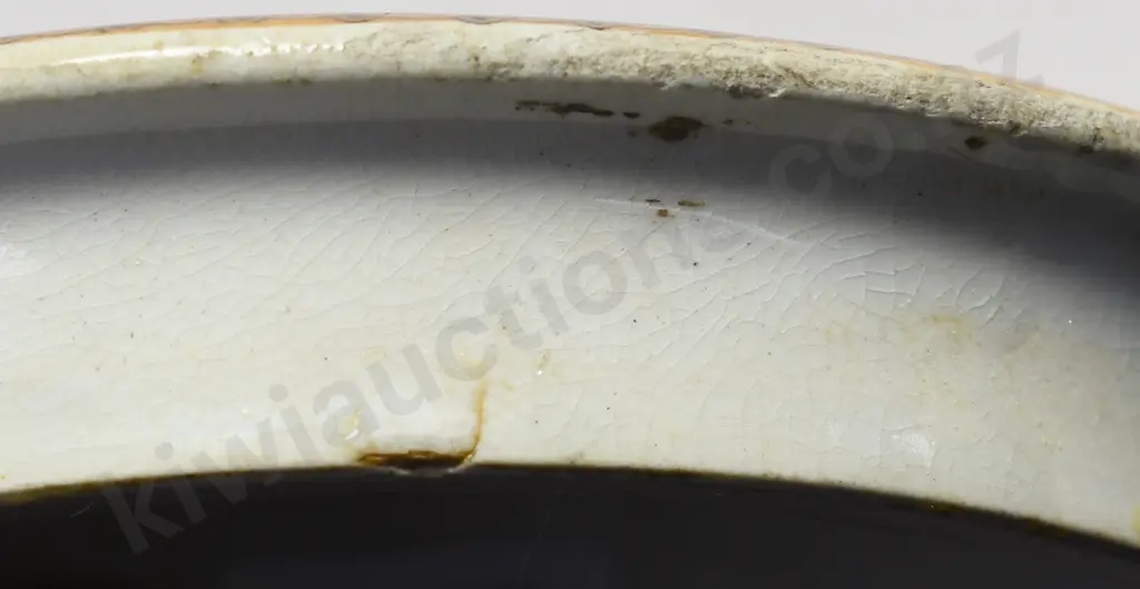 PRATTWARE POT LIDS, SKEWBALD HORSE, CATTLE AND RUINS Image 1++