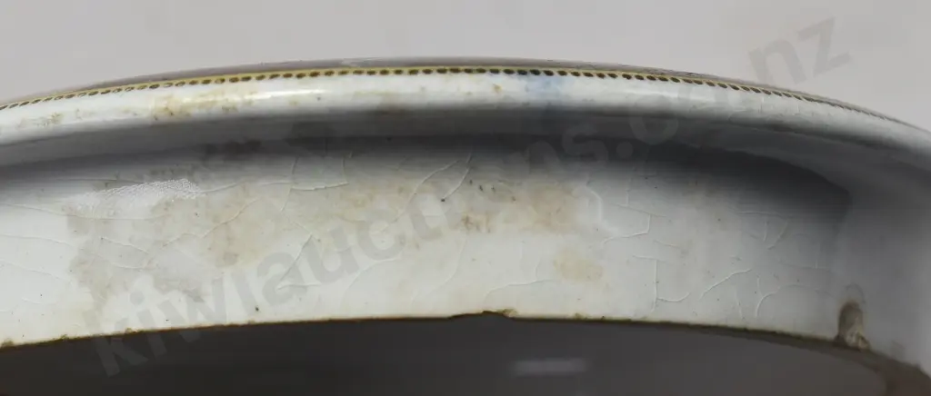 PRATTWARE POT LIDS, A PAIR, THE BEST CARD Image 1++