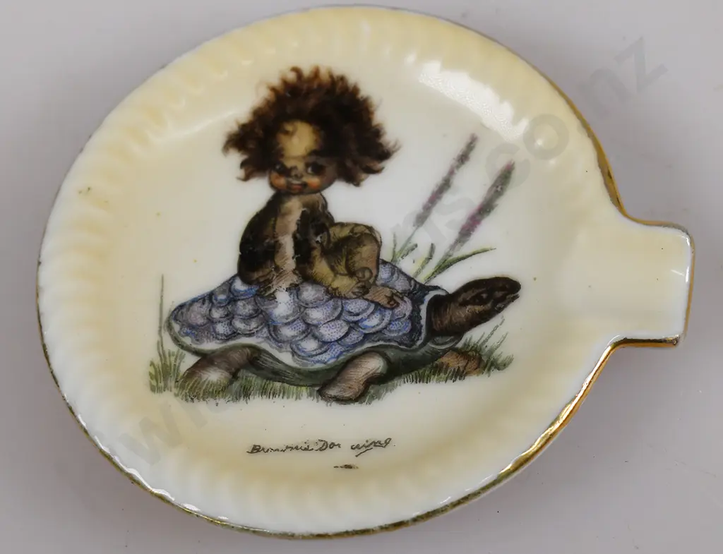 BROWNIE DOWNING CUP & SAUCER, ASHTRAY Image 1++