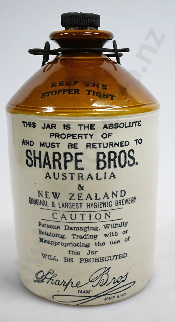 SHARPE BROS JAR 1/2 GALLON Image 1++