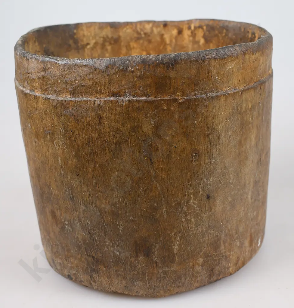 HAND CARVED WOODEN VESSEL/CUP Image 1++