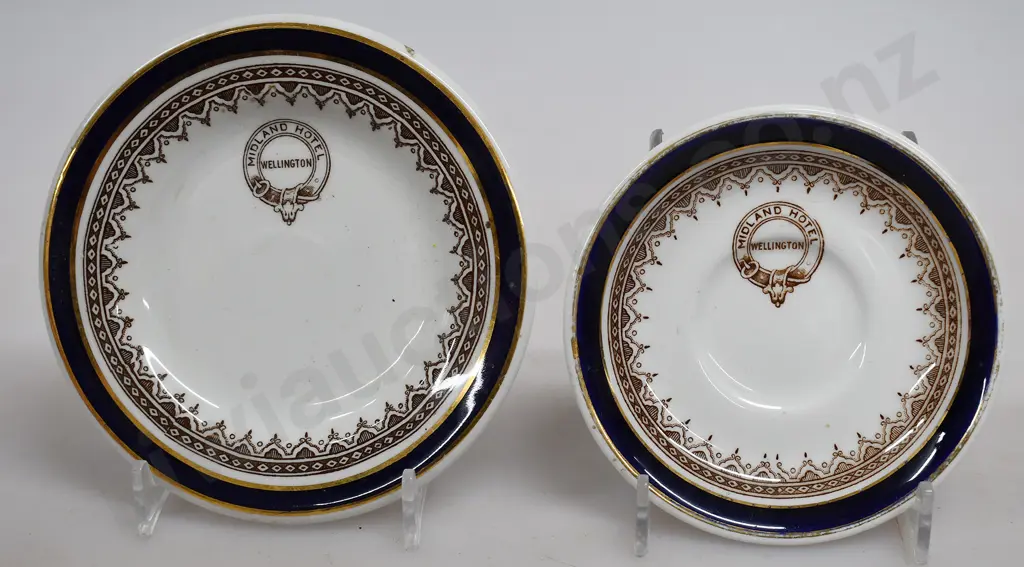 MIDLAND HOTEL WELLINGTON PLATE & SAUCER Image 1++