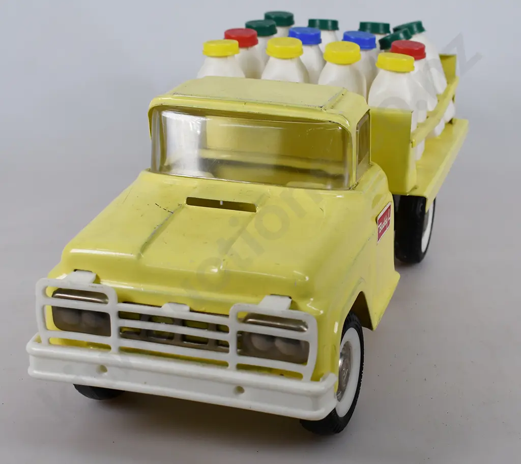 BUDDY L STEEL SPRING SUSPENSION MILK TRUCK Image 1++