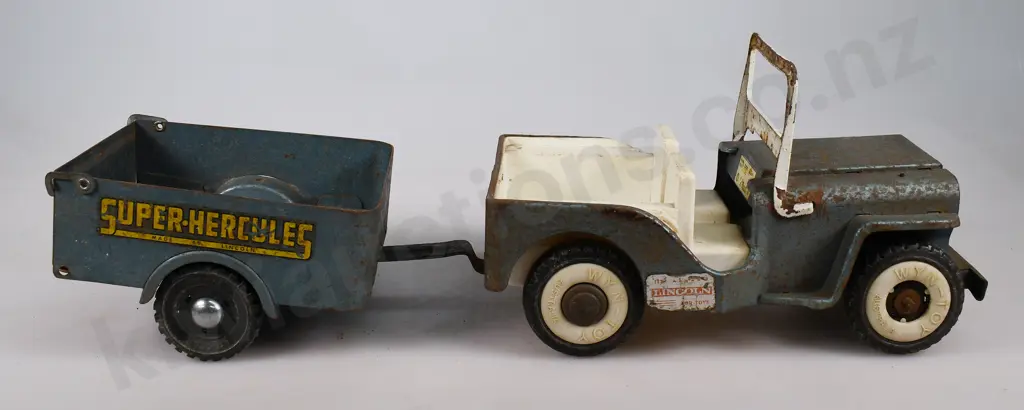 LINCOLN SUPER HERCULES JEEP & TRAILER Image 1++