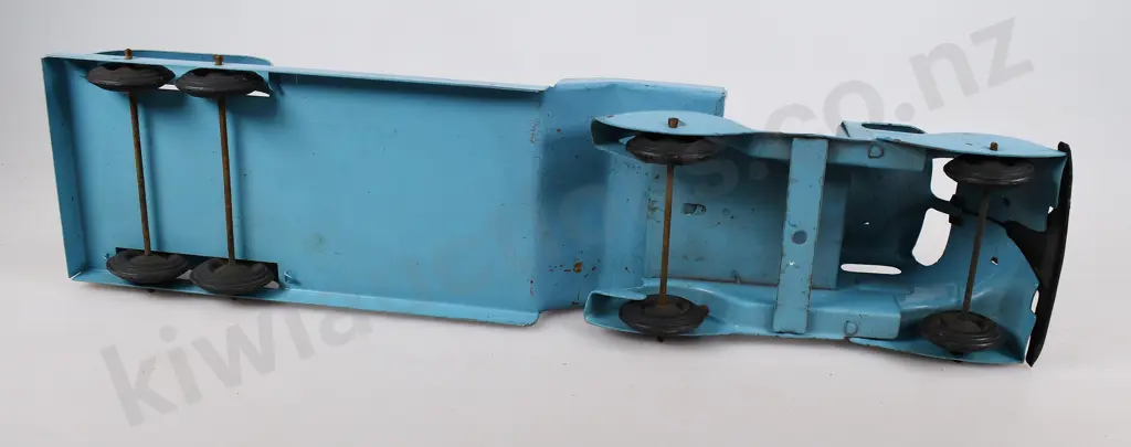 TRI-ANG W SERIES ARTIC LOW LOAD LORRY WITH TRAILER 7684/W553 Image 1++