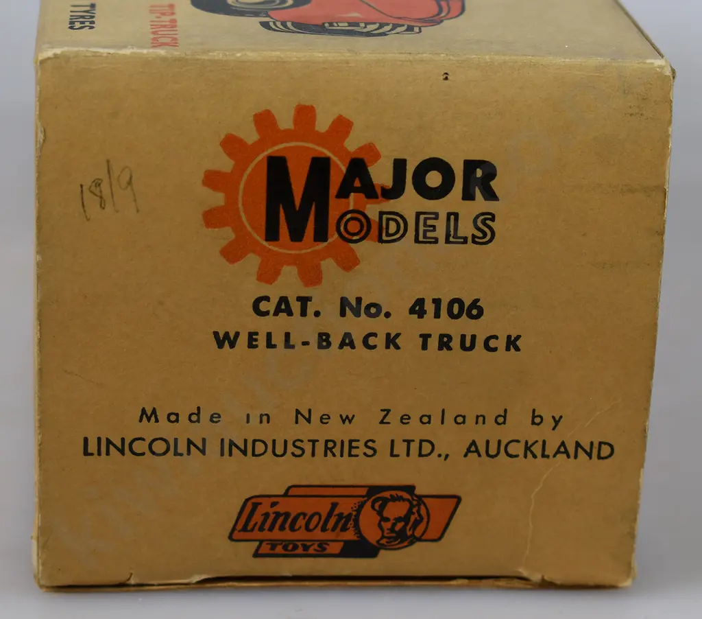 LINCOLN TOYS MAJOR MODELS WELL BACK TRUCK Image 1++