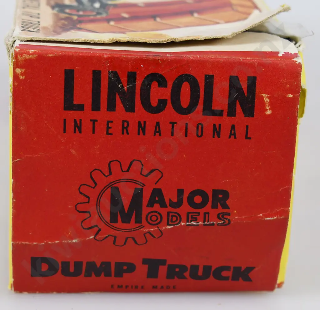 LINCOLN TOYS MAJOR MODELS DUMP TRUCK Image 1++