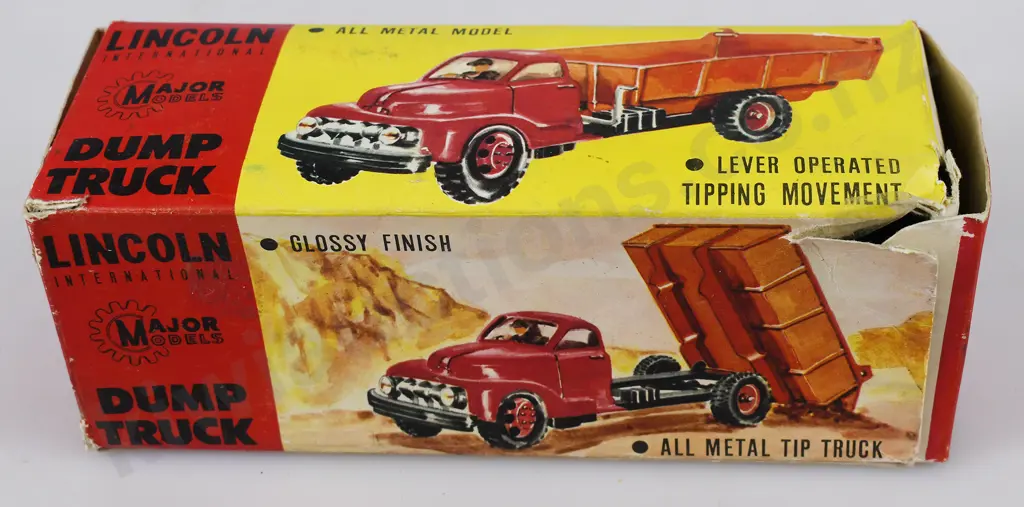 LINCOLN TOYS MAJOR MODELS DUMP TRUCK Image 1++