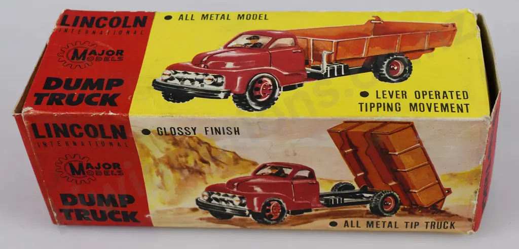 LINCOLN TOYS MAJOR MODELS DUMP TRUCK Image 1++