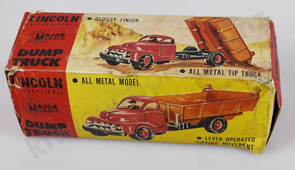 LINCOLN TOYS MAJOR MODELS DUMP TRUCK Image 1++