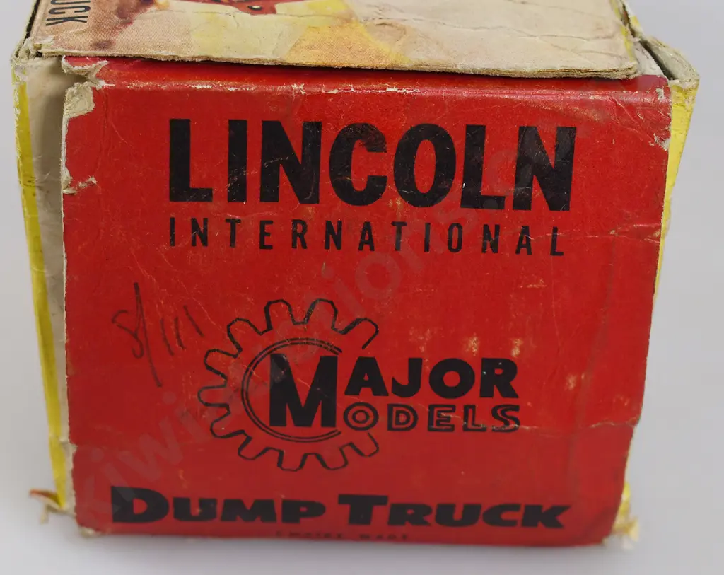 LINCOLN TOYS MAJOR MODELS DUMP TRUCK Image 1++