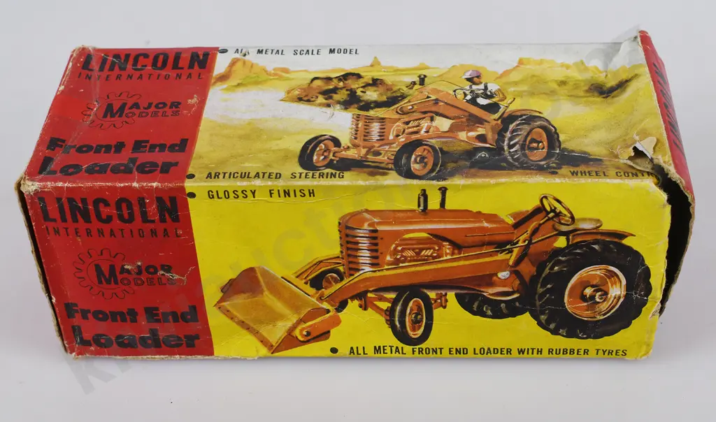 LINCOLN TOYS MAJOR MODELS FRONT END LOADER Image 1++