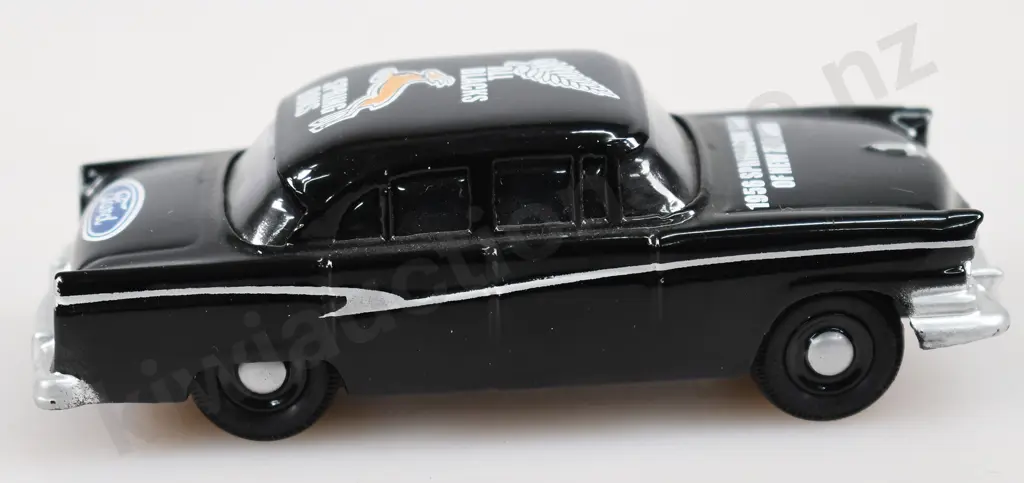 MICRO MODEL CUSTOMLINE SEDAN ALL BLACK 1956 SPRINGBOK TOUR Image 1++