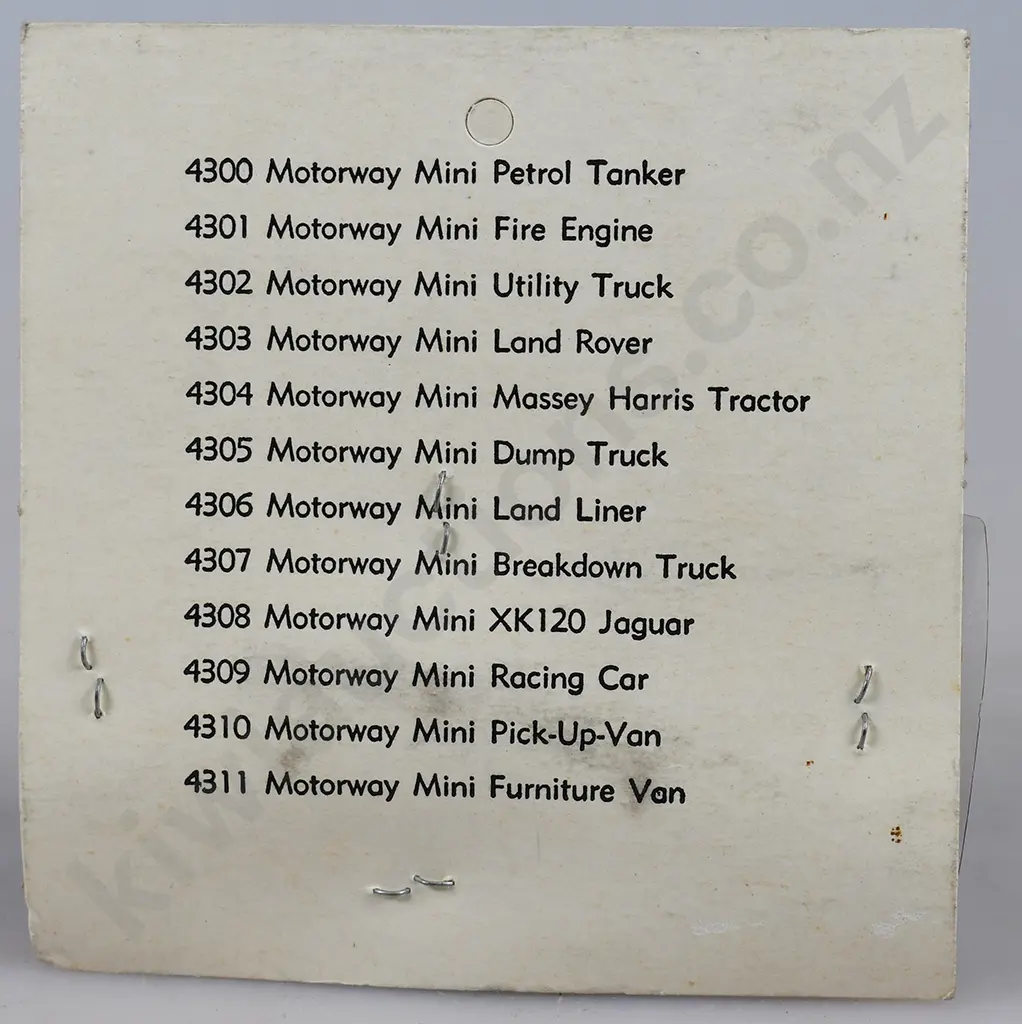 MOTORWAY MINI UTILITY TRUCK, ORIGINAL PACKAGING Image 1++