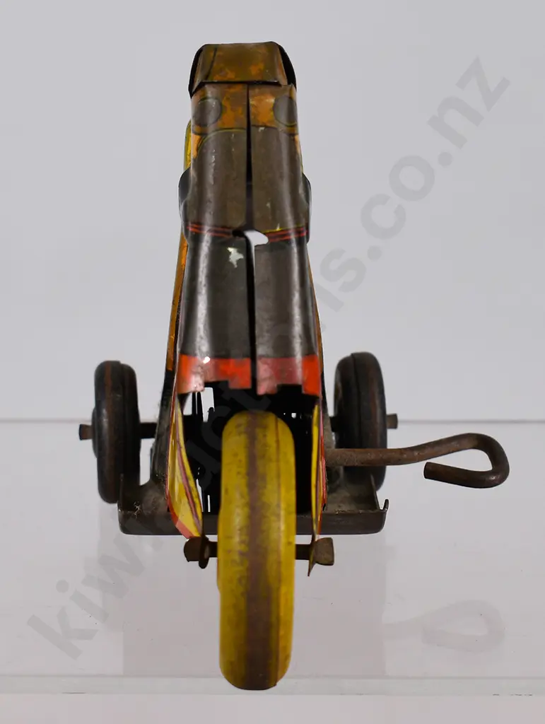 LINCOLN TOYS CLOCKWORK MOTORCYCLIST Image 1++