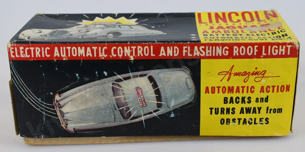 LINCOLN INTERNATIONAL BATTERY OPERATED POLICE CAR Image 1++