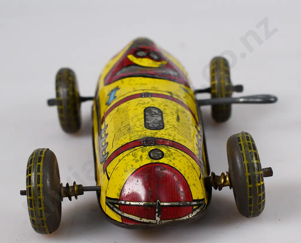 LINCOLN TOYS CLOCKWORK RACING CAR Image 1++
