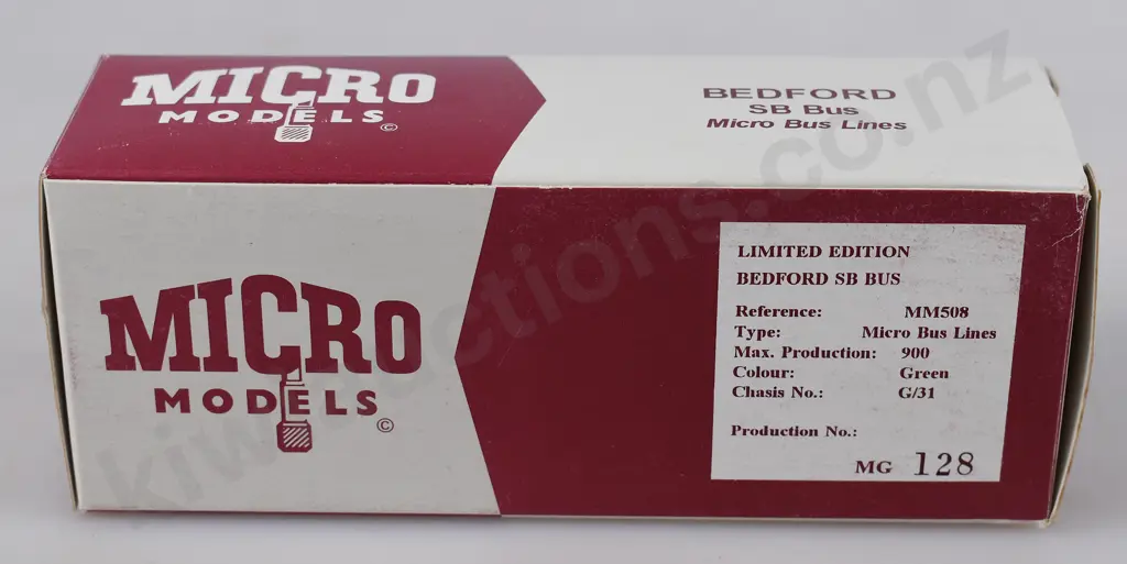 MICRO MODELS BEDFORD SB BUS IN BOX Image 1++