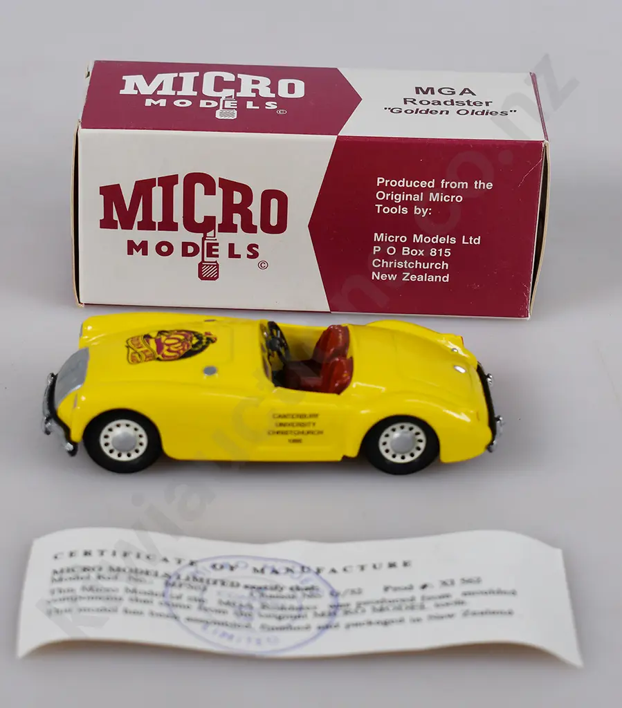MICRO MODELS MGA ROADSTER IN BOX "GOLDEN OLDIES" Image 1++