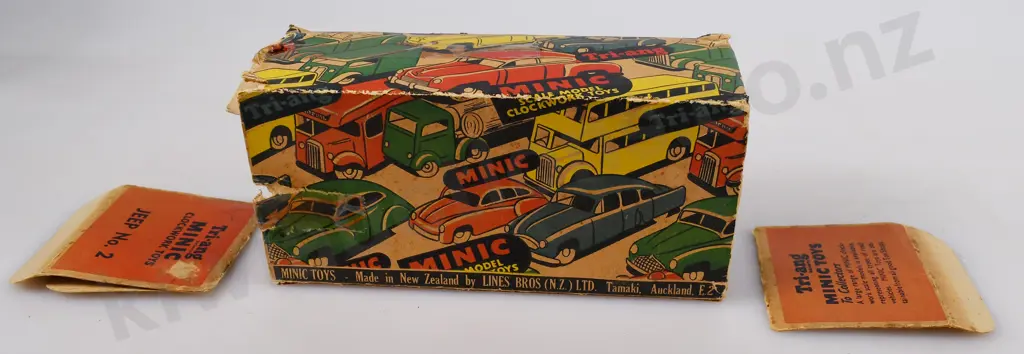 TRI-ANG MINIC CLOCKWORK JEEP No 2 Image 1++