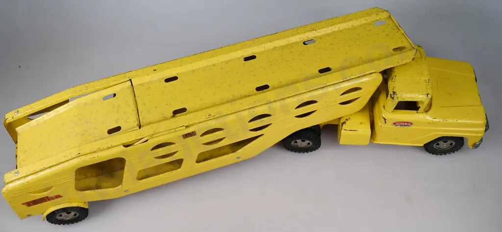 TONKA PRESSED STEEL CAR CARRIER Image 1++
