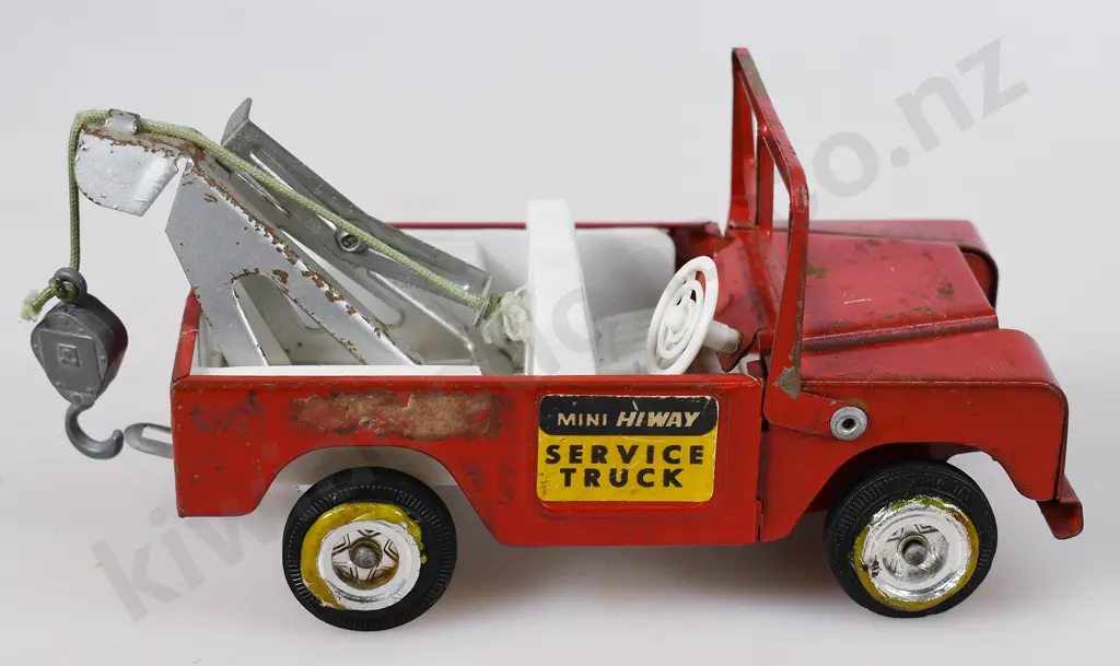 TRI-ANG MINI HIGHWAY SERVICE TRUCK & UTILITY TRAILER SET Image 1++