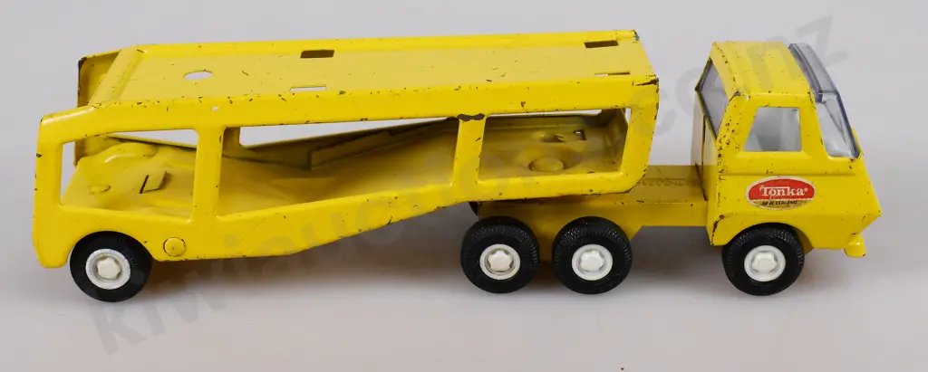 TONKA TOY FIRE ENGINE, CAR CARRIER Image 1++