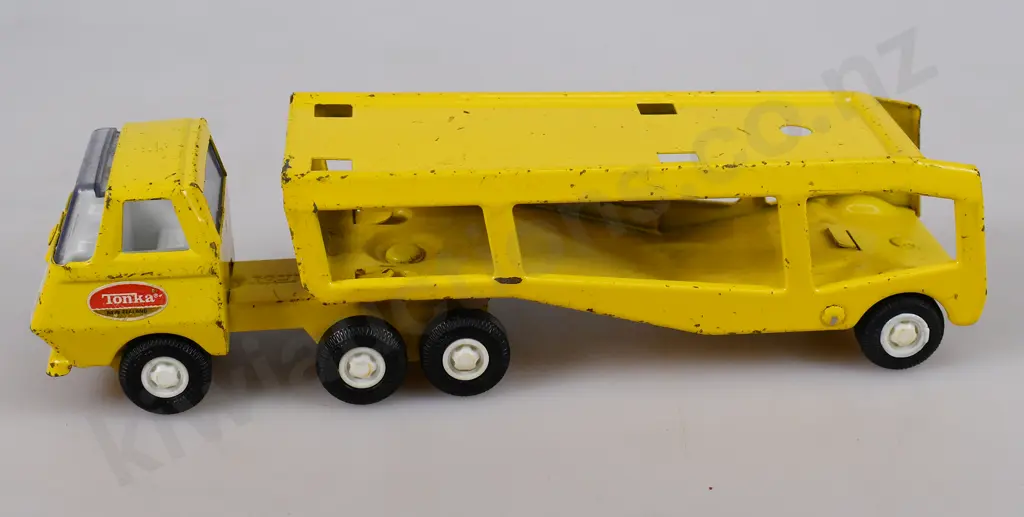 TONKA TOY FIRE ENGINE, CAR CARRIER Image 1++