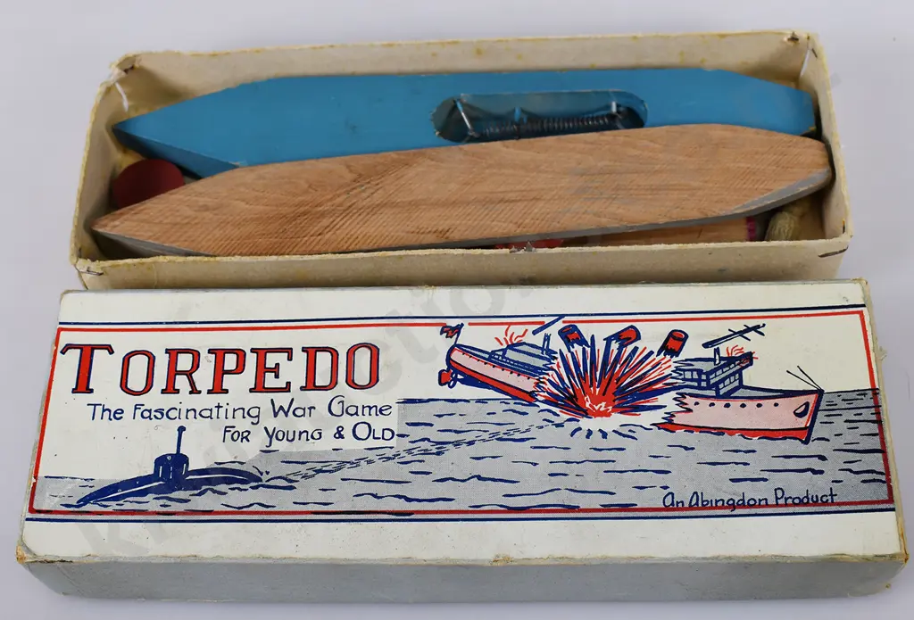 ABINGDONS NEW ZEALAND TORPEDO WAR GAME BOXED Image 1++